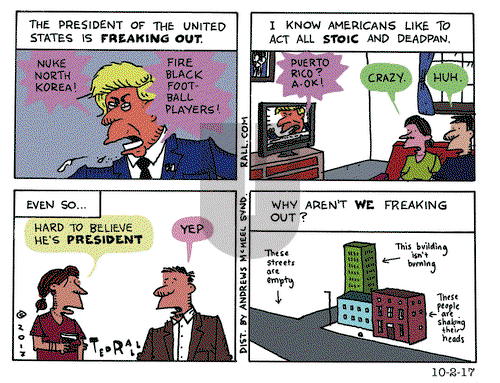 Ted Rall on Monday October 2, 2017 Comic Strip