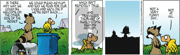 Over the Hedge on Wednesday July 4, 2018 Comic Strip
