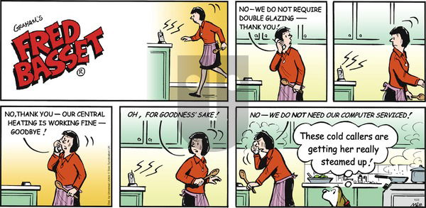 Fred Basset on Sunday October 2, 2016 Comic Strip