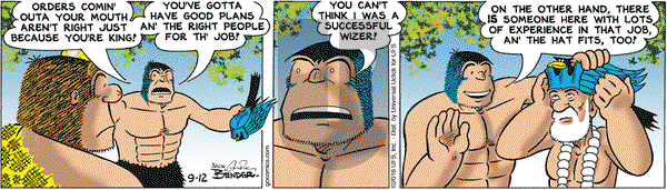 Alley Oop on Monday September 12, 2016 Comic Strip