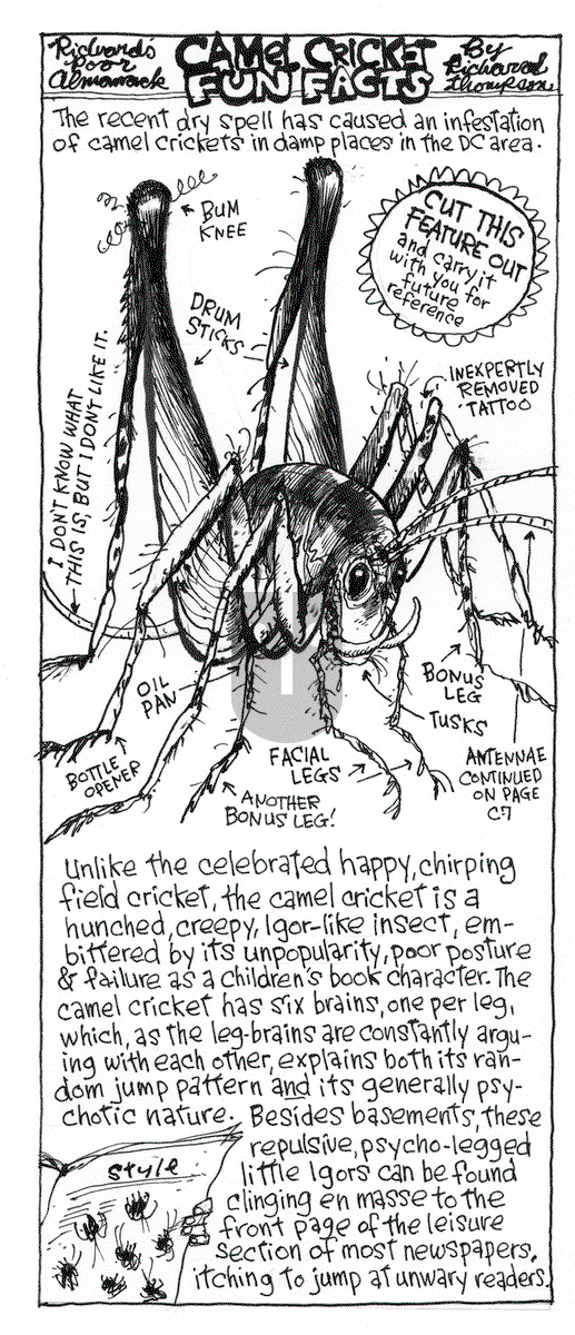Richard's Poor Almanac on Saturday March 21, 2015 Comic Strip