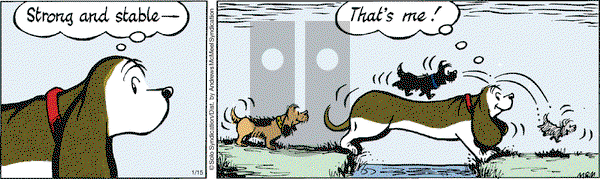 Fred Basset on Tuesday January 15, 2019 Comic Strip