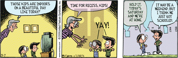 Grand Avenue on Saturday March 7, 2009 Comic Strip