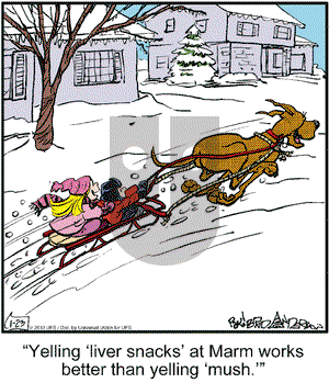 Marmaduke on Wednesday January 23, 2013 Comic Strip