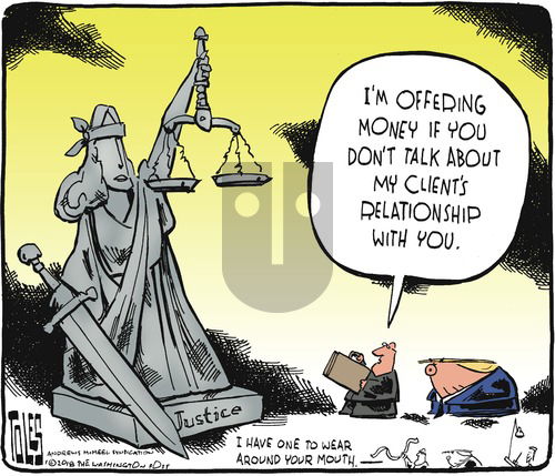 Tom Toles on Sunday January 21, 2018 Comic Strip
