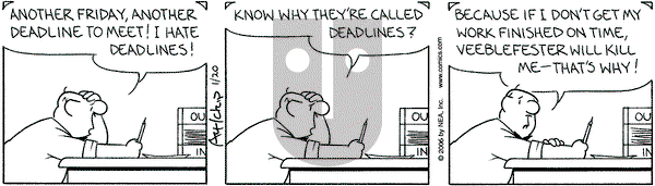 The Born Loser on Friday January 20, 2006 Comic Strip
