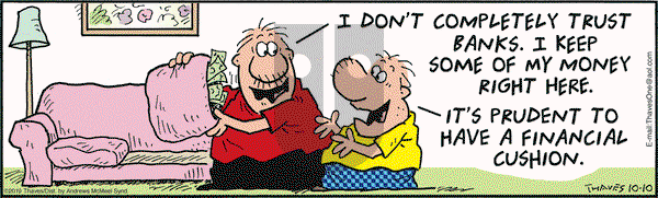 Frank and Ernest on Thursday October 10, 2019 Comic Strip