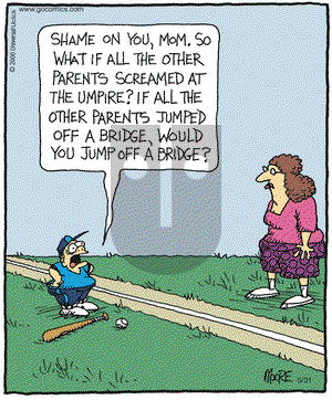 In the Bleachers on Monday May 31, 2010 Comic Strip