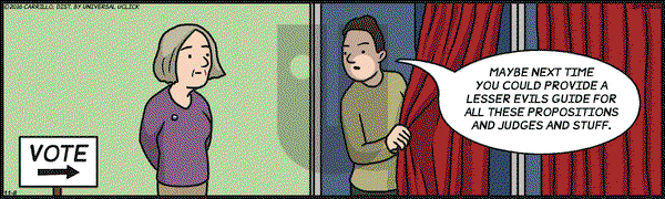 F Minus on Tuesday November 8, 2016 Comic Strip