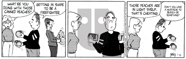 Luann on Wednesday January 16, 2002 Comic Strip