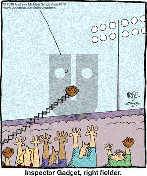 In the Bleachers on Saturday June 16, 2018 Comic Strip