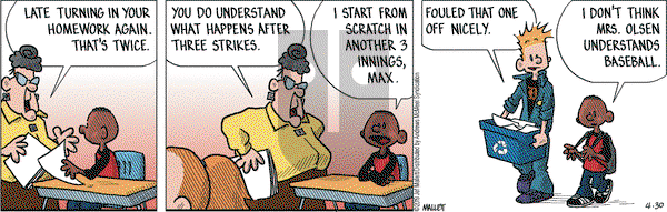 Frazz on Tuesday April 30, 2019 Comic Strip