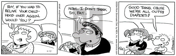 Soup to Nutz - Old on Monday November 15, 2004 Comic Strip