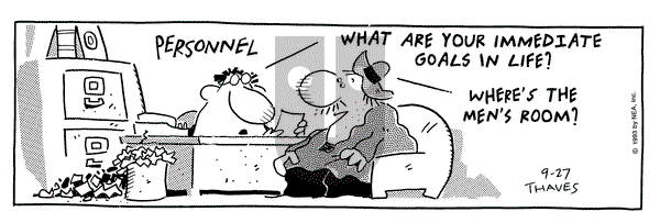 Frank and Ernest - Monday September 27, 1993 Comic Strip