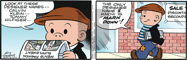 Nancy on Friday September 18, 2015 Comic Strip