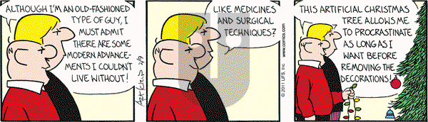 The Born Loser on Wednesday February 9, 2011 Comic Strip