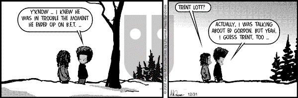 The Boondocks on Tuesday October 14, 2025 Comic Strip