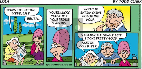 Lola on Sunday August 12, 2018 Comic Strip