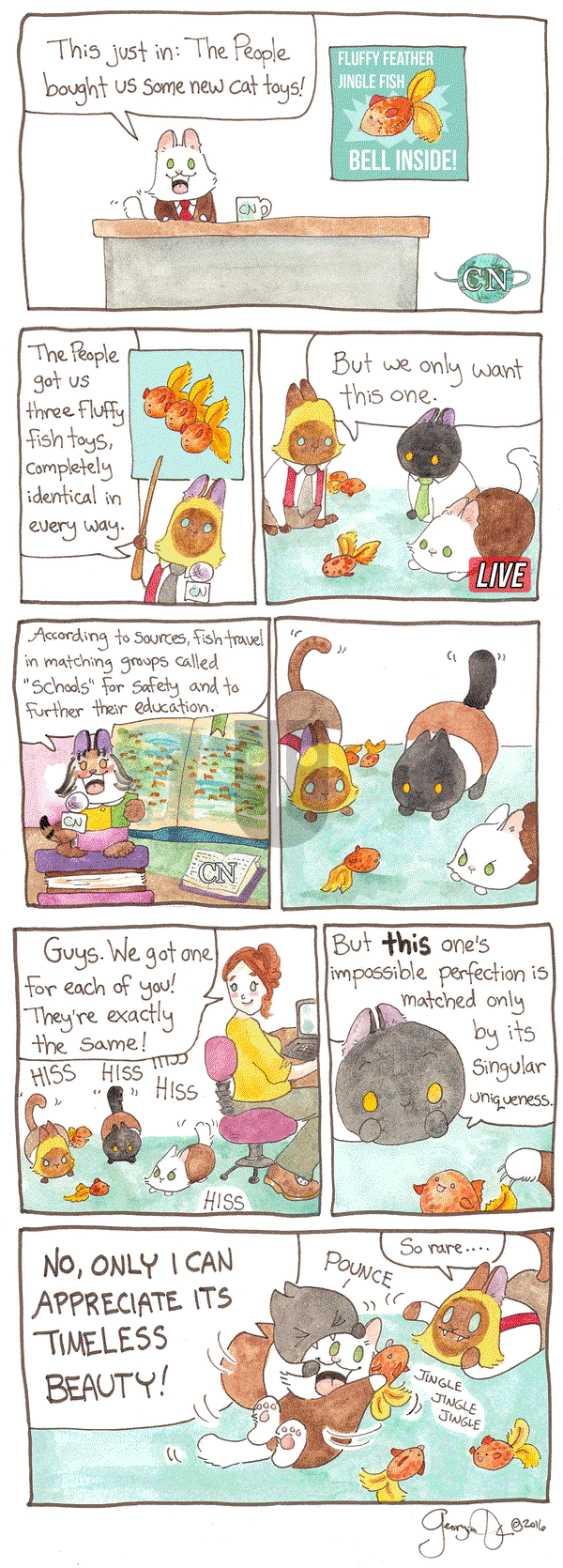 Breaking Cat News on Tuesday March 14, 2017 Comic Strip