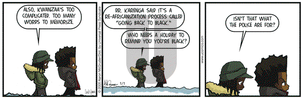 The Boondocks on Saturday January 1, 2005 Comic Strip