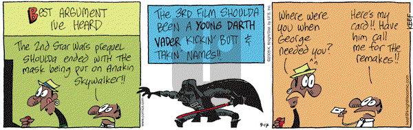 The Knight Life on Thursday September 17, 2009 Comic Strip