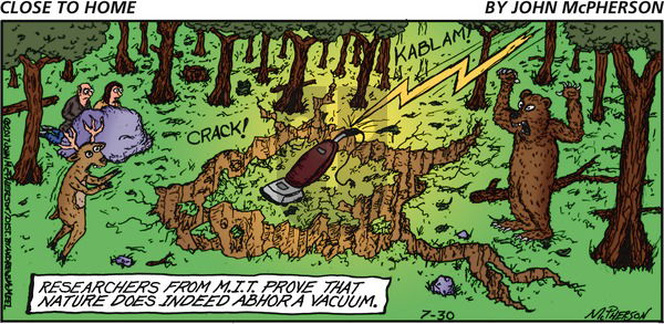 Close to Home on Sunday July 30, 2017 Comic Strip