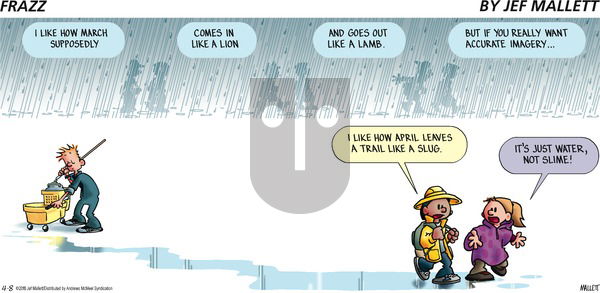 Frazz on Sunday April 8, 2018 Comic Strip