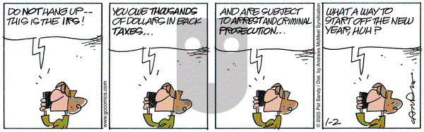 Next Door Neighbors on Thursday January 2, 2025 Comic Strip