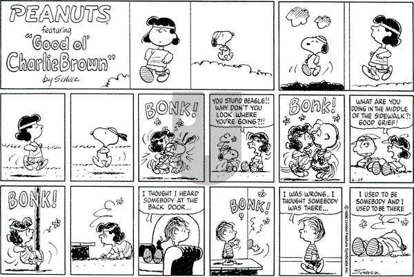 Peanuts - Sunday June 29, 1986 Comic Strip
