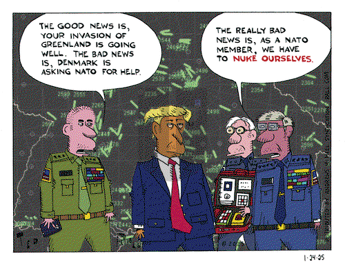 Ted Rall on Friday January 24, 2025 Comic Strip