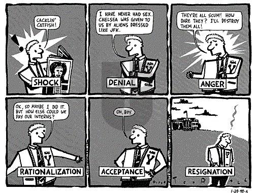 Ted Rall on Thursday January 29, 1998 Comic Strip