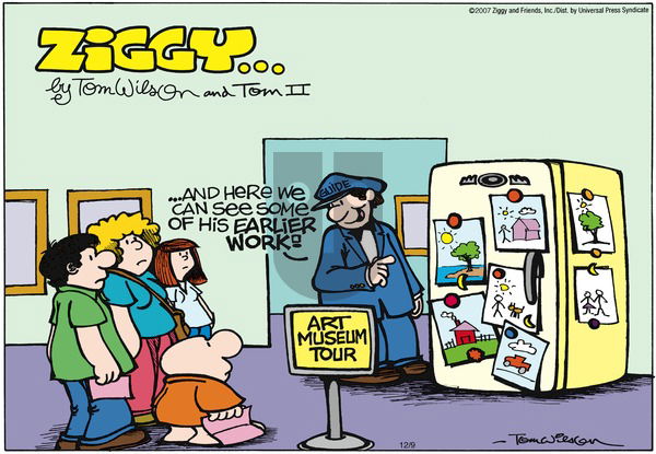 Ziggy on Sunday December 9, 2007 Comic Strip