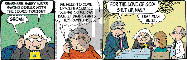 Lola on Wednesday March 2, 2016 Comic Strip