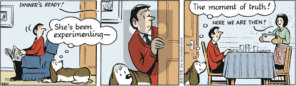 Fred Basset on Monday March 28, 2011 Comic Strip
