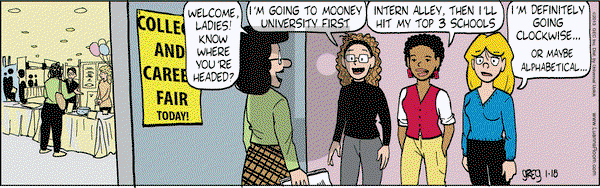 Luann on Friday January 18, 2013 Comic Strip