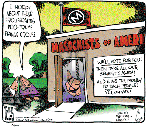 Tom Toles on Tuesday May 30, 2017 Comic Strip