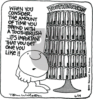 Ziggy on Wednesday June 14, 1972 Comic Strip