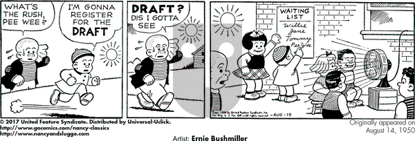 Nancy Classics on Monday August 14, 2017 Comic Strip