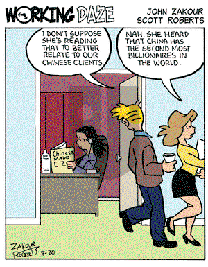 Working Daze on Monday September 8, 2008 Comic Strip
