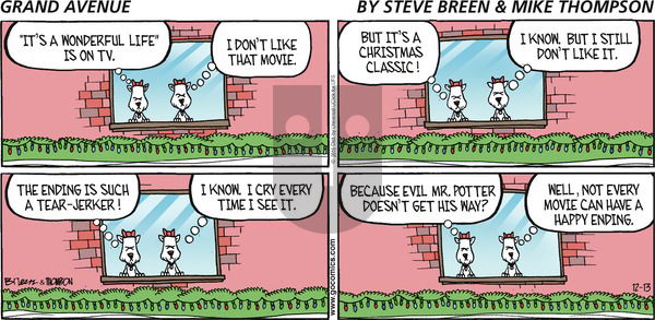 Grand Avenue on Sunday December 13, 2015 Comic Strip