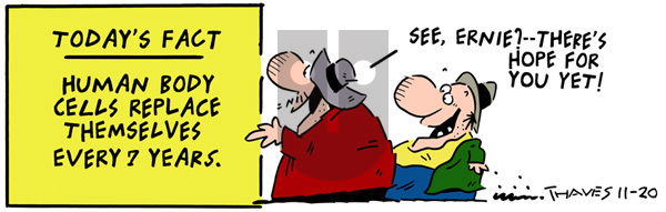 Frank and Ernest on Monday November 20, 2000 Comic Strip