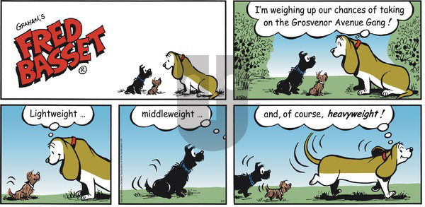 Fred Basset on Sunday September 9, 2018 Comic Strip