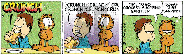 Garfield on Monday September 17, 2001 Comic Strip