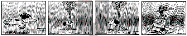 Peanuts on Monday June 7, 1954 Comic Strip