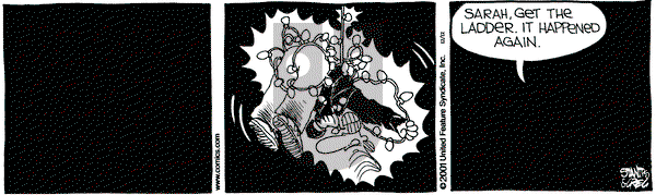 The Buckets on Wednesday December 12, 2001 Comic Strip