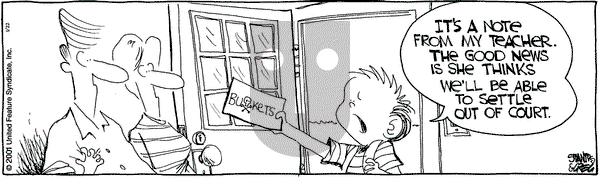 The Buckets on Friday March 8, 2002 Comic Strip