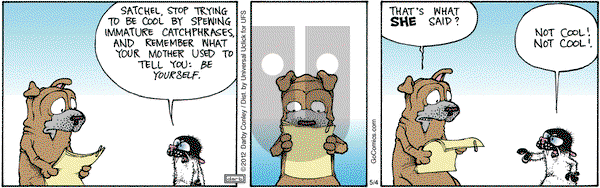 Get Fuzzy on Friday May 4, 2012 Comic Strip