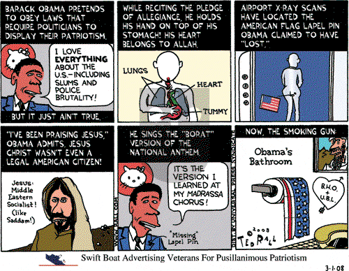 Ted Rall on Saturday March 1, 2008 Comic Strip