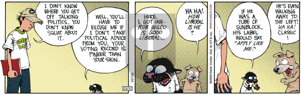 Get Fuzzy on Tuesday October 26, 2004 Comic Strip