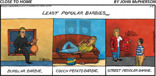 Close to Home on Sunday January 7, 2024 Comic Strip